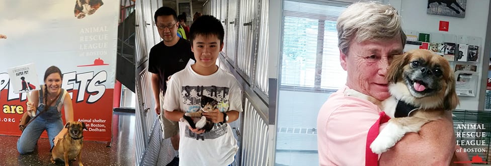 group of people holding a small kitten