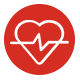 icon_surgery heart with beat icon