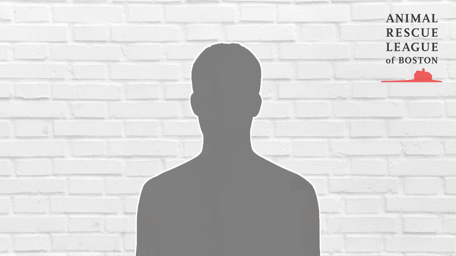 White brick wall with ARL logo background