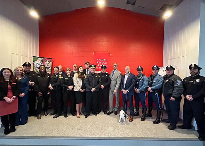 group photo of the Cruelty Task Force inside ARL Boston