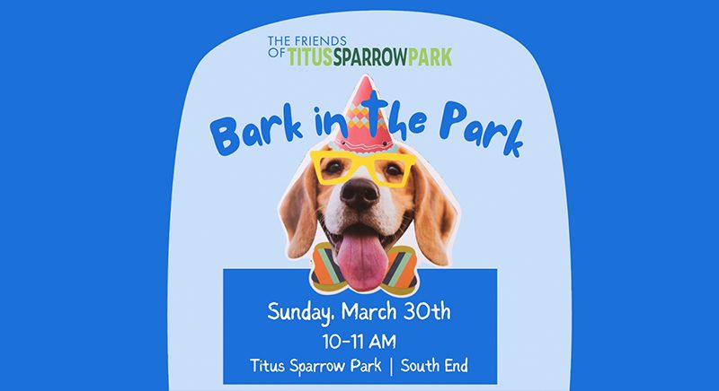 Bark in the Park event graphic