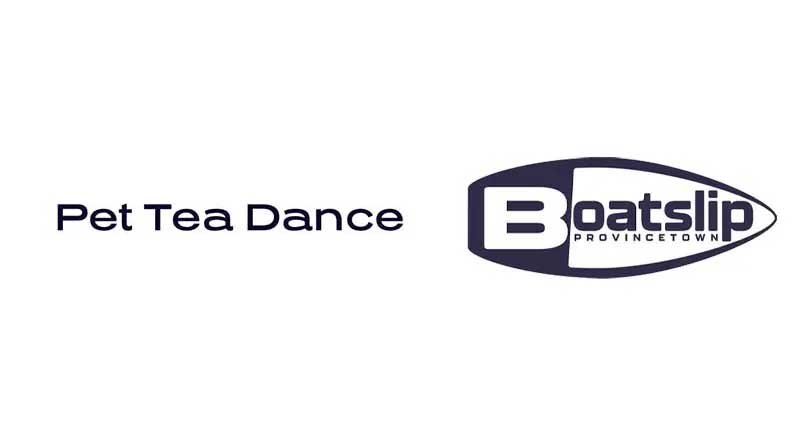 Boatslip logo with the words "Pet Tea Dance" shown to the left.