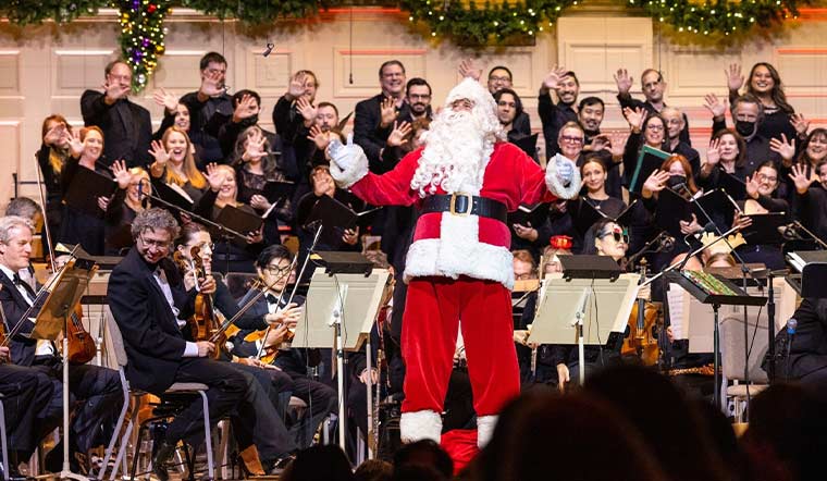 Santa at Boston Pops